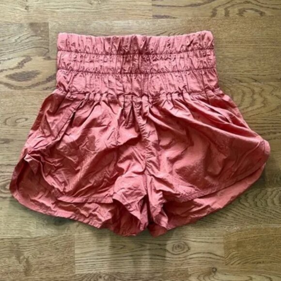 Free People The Way Home athletic shorts burnt orange xs High Rise Boxer Run - Picture 1 of 4